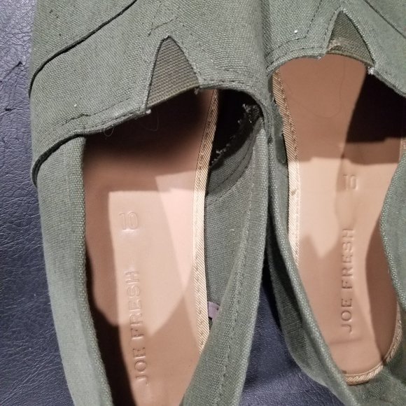 Green Tom style flats - Picture 2 of 6